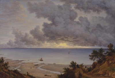 Sandown Bay, from near Shanklin Chine, Isle of Wight by John Glover